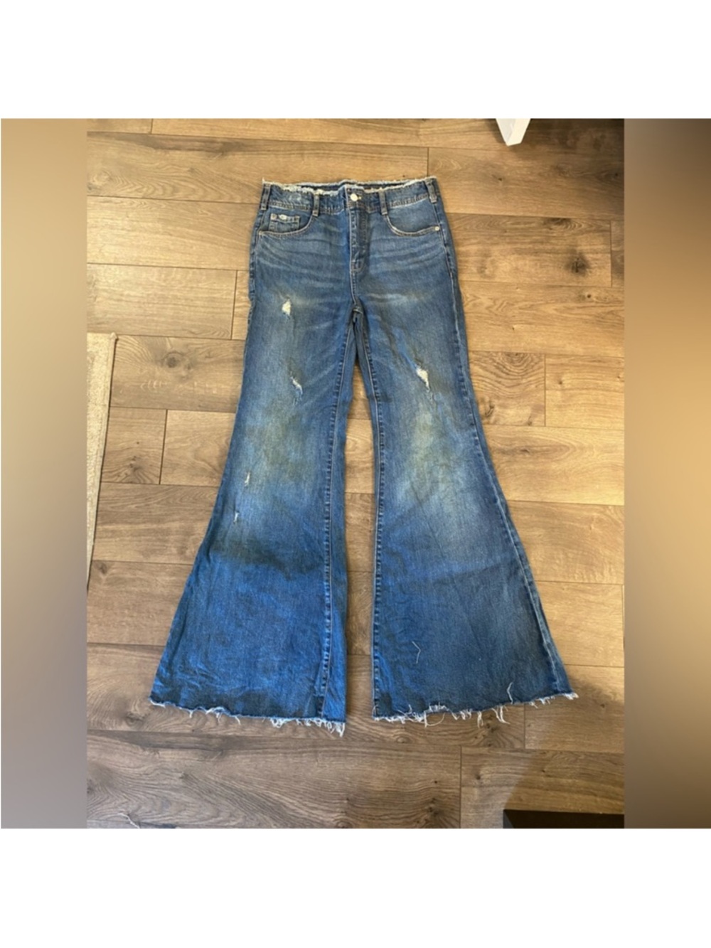 Anthropologie Pilcro The Supermodel high rise bell bottom jean - Picture 5 of 11